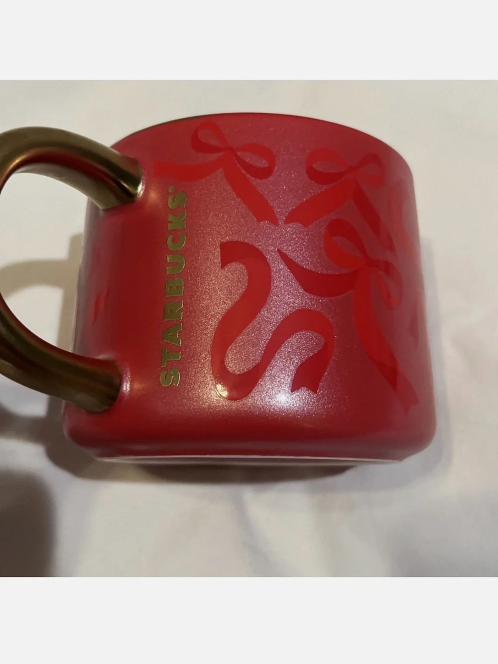 Starbucks Limited Edition Red Bow Ceramic Mug